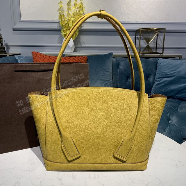 Bottega Veneta女包 純銅五金 寶緹嘉單肩女包 BV大號手提包 壓紋牛皮手拎包  gxz1080